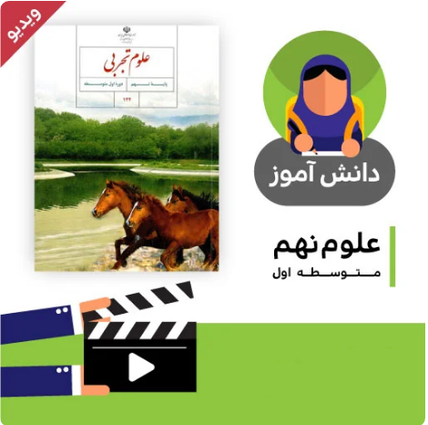 آموزش درس نیرو (بخش دوم) کتاب علوم نهم متوسطه به صورت فایل انیمیشن